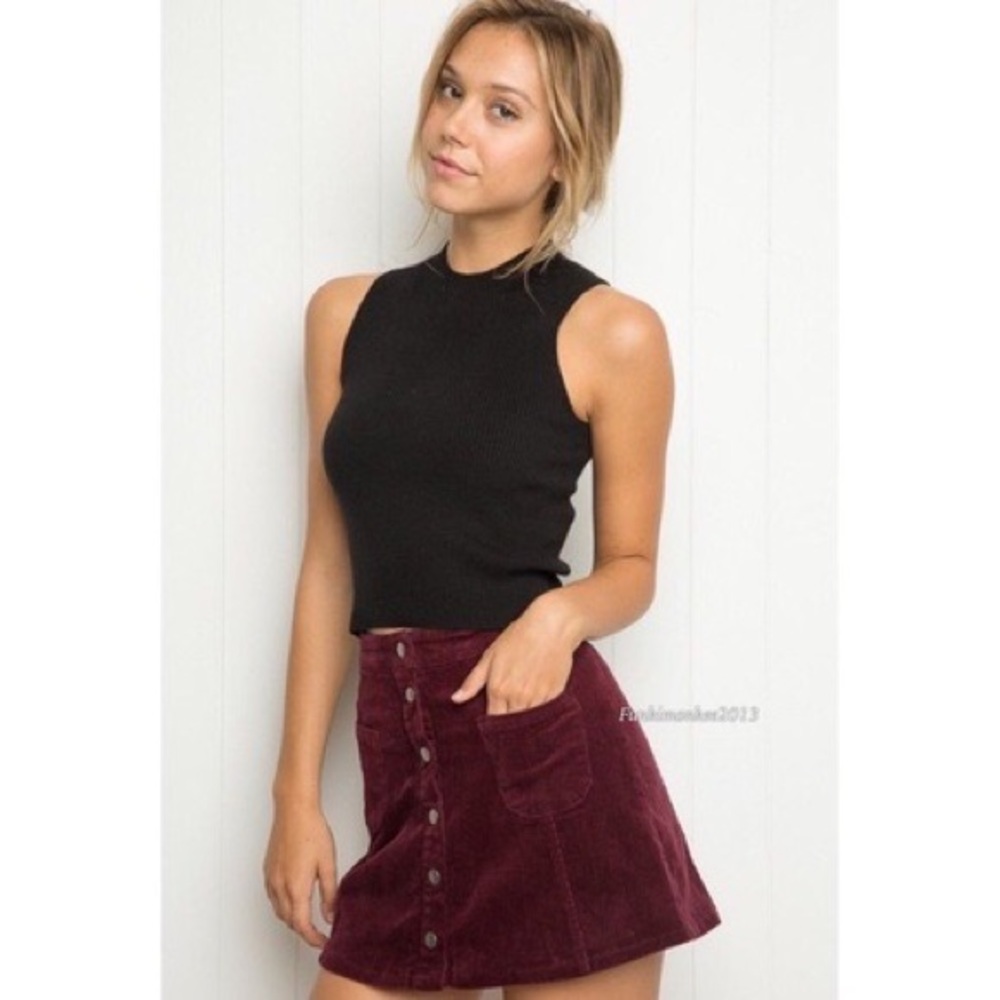 Sena Corduroy Skirt Brandy Melville